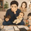 育児休業給付金の初回入金が遅すぎると悩む男性育休パパのイメージ